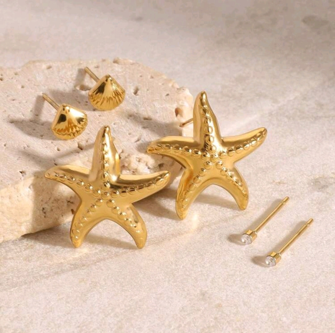 Set de pendientes marinos