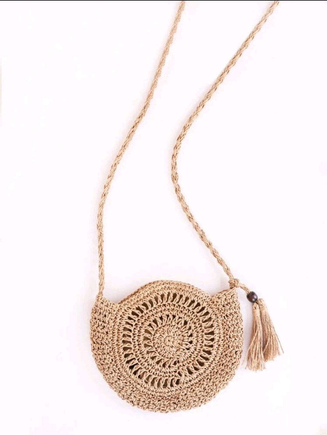 Bolso bohemio de mimbre