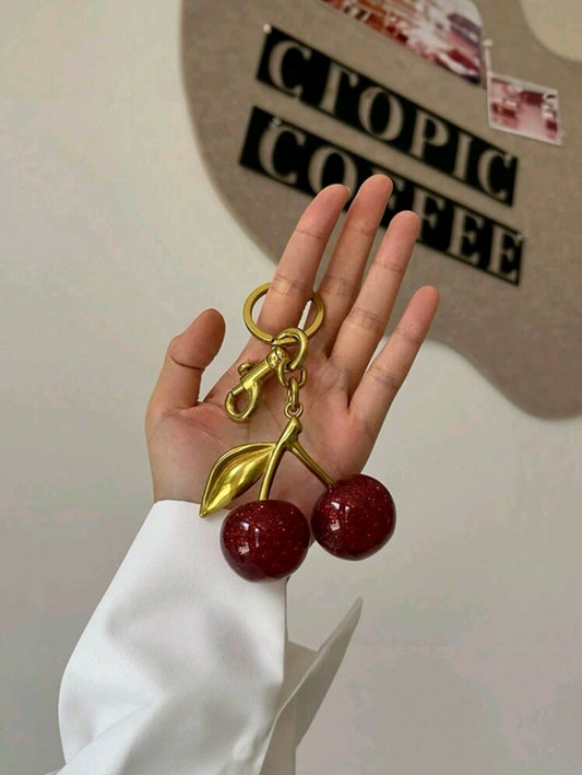 Colgante diseño de cerezas 🍒