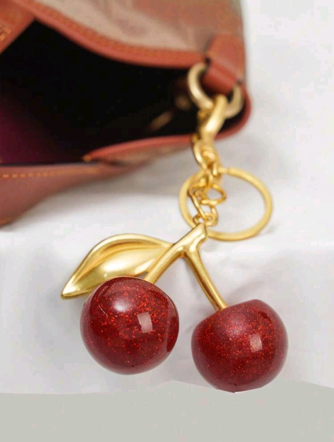 Colgante diseño de cerezas 🍒